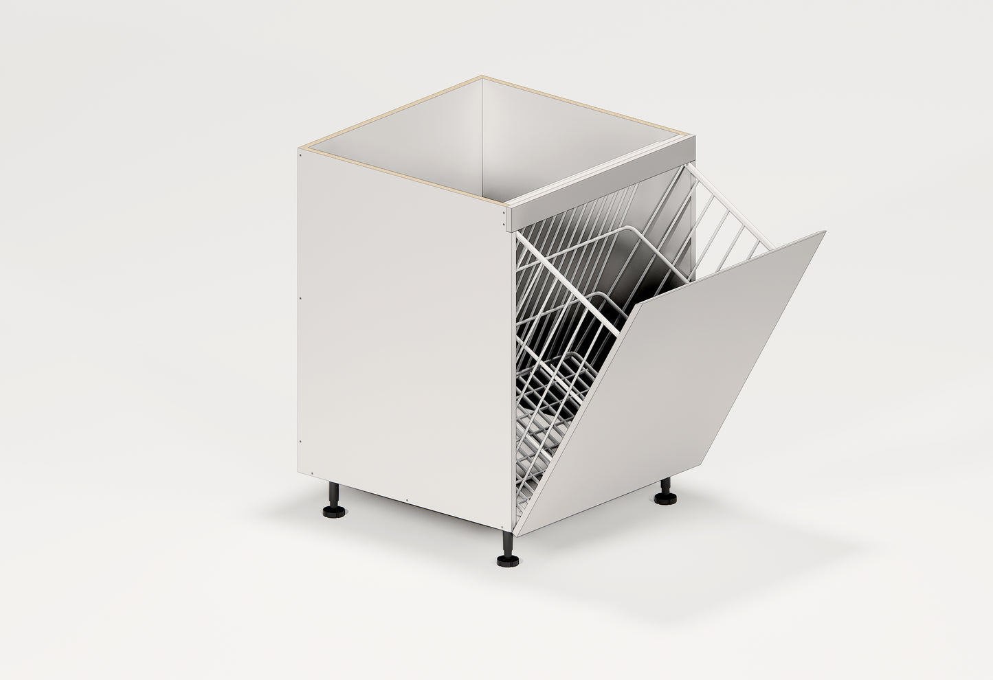 Floor Cabinet With Hamper