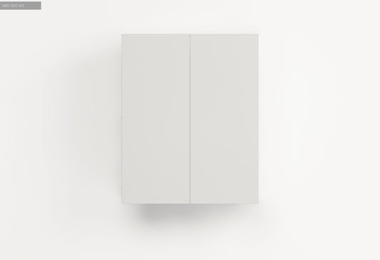 White Satin Kitchen Wall Cabinet 600mm