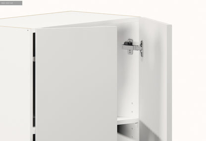 White Satin Kitchen Wall Cabinet 600mm