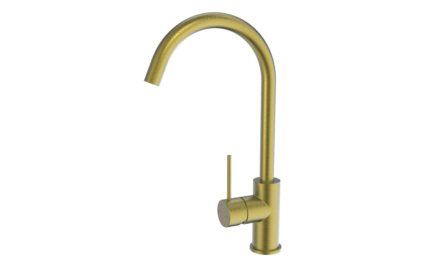 Morgan Rund Gooseneck Sink Mixer Brushed Gold/Gunmetal Grey/Chrome/Matt Black