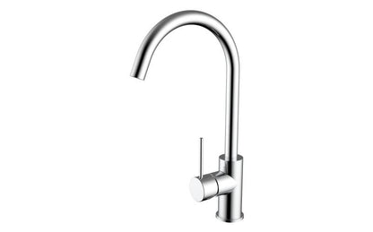 Morgan Rund Gooseneck Sink Mixer Brushed Gold/Gunmetal Grey/Chrome/Matt Black